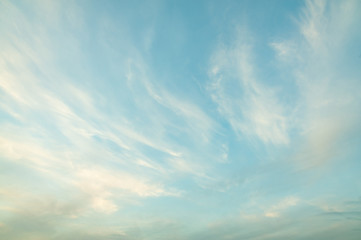 Obraz premium 空にたなびく雲