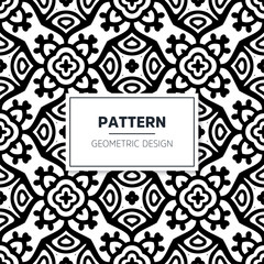 Seamless mandala islamic pattern. Vintage elements