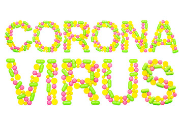Coronavirus is a word from tablets