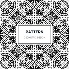Seamless mandala islamic pattern. Vintage elements