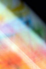 Vibrant Abstract Photographed Multicoloured Blurred Background 