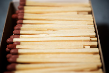 Matches close up