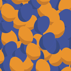 seamless repeating pattern of easter eggs