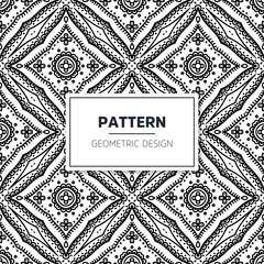 Seamless mandala islamic pattern. Vintage elements