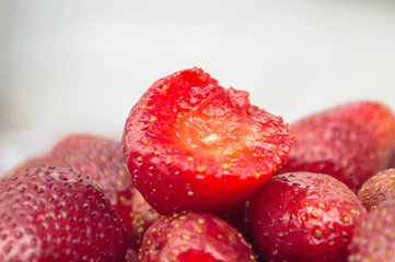 frutas rojas, fescas, fresas, fruits, 