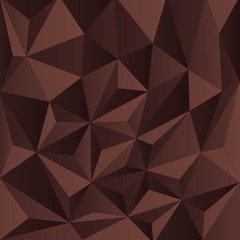 brown triangle abstract background. polygonal style. 