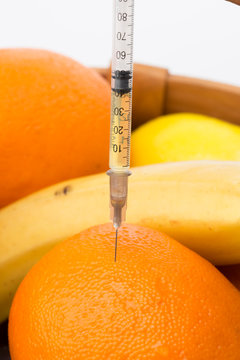 inyectadora  con vitaminas