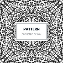 Seamless mandala islamic pattern. Vintage elements