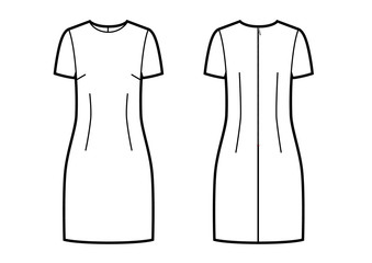 Blank women bodycon vector design