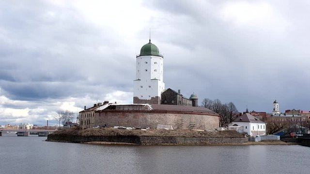  Vyborg castle. Tower of St. Olav.