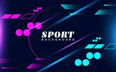 Bright modern gradient colors abstract background with dynamic and motion speed style. Minimal vector layout design template sport concept can use web banner championship, poster tournament, cup event