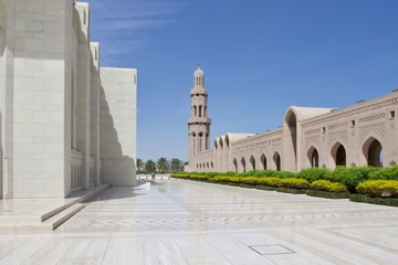 Fototapeta na wymiar mosque in Muscat, Oman