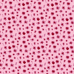 Pink and Light Pink Leopard Print Seamless Pattern Animal Fur Skin Vector Allover Printed Cheetah Texture Design Background Wallpaper