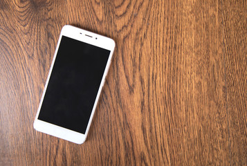 smart phone on the table