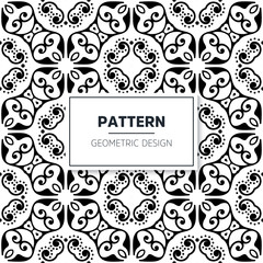 Seamless mandala islamic pattern. Vintage elements