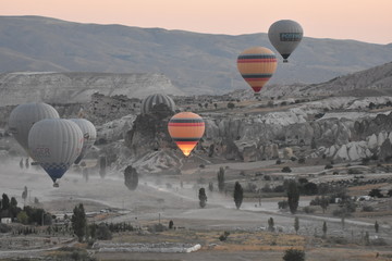 Hot air balloon in Cappadocia, Turkey