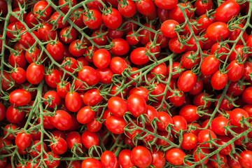 Cherry tomatoes background