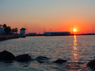 Sunset in Greece