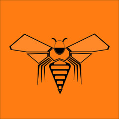 Bee logo, wasp logo