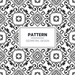 Seamless mandala islamic pattern. Vintage elements