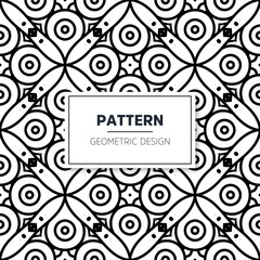 Seamless mandala islamic pattern. Vintage elements