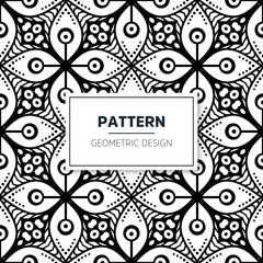 Seamless mandala islamic pattern. Vintage elements