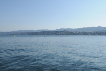 Zürich/Switzerland: Even Lake Zürich is completly empty in times  of Corona virus CoVid19