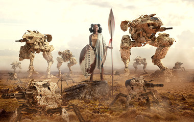 warrior queen - Afrofuturism