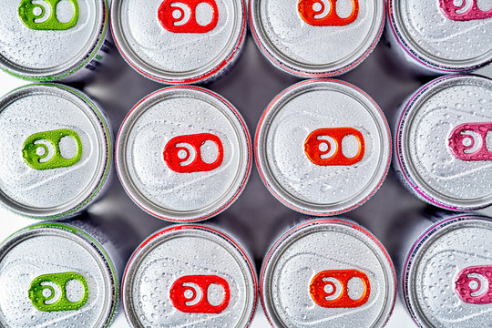 Colorful Can Pull Tabs