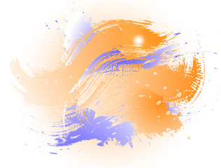 Abstract watercolor background vector image