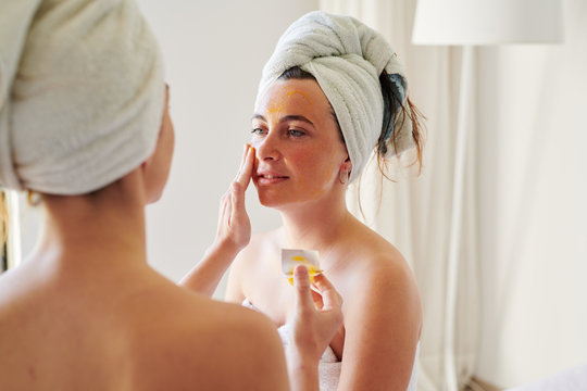 Beauty day of two girlfriends.