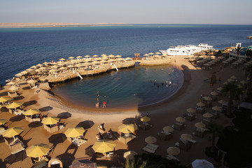 
Hurghada on the Red Sea in Egypt - obrazy, fototapety, plakaty