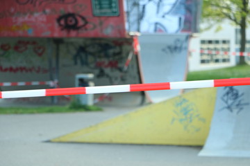 Der Zugang zu den Parks ist aufgrund des Koronavirus verboten.