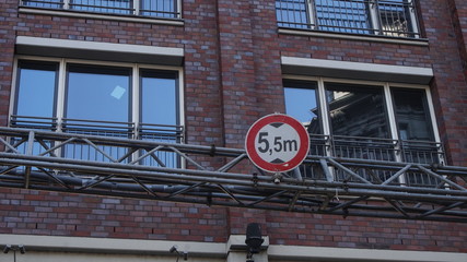5,5 Meter Schild