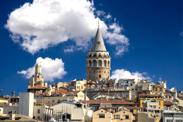 Fototapeta na wymiar Galata Tower, Istanbul, Turkey
