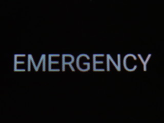 Fototapeta na wymiar emergency exit sign