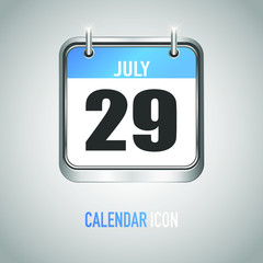 Beautiful square calendar. Date, day, month. Vector illustration background for reminder, app, UI, event, holiday, office document, icon, logo. isolated flat object and symbol. year collection
