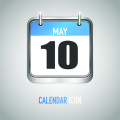 Beautiful square calendar. Date, day, month. Vector illustration background for reminder, app, UI, event, holiday, office document, icon, logo. isolated flat object and symbol. year collection