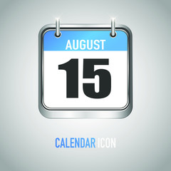 Beautiful square calendar. Date, day, month. Vector illustration background for reminder, app, UI, event, holiday, office document, icon, logo. isolated flat object and symbol. year collection