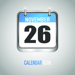 Beautiful square calendar. Date, day, month. Vector illustration background for reminder, app, UI, event, holiday, office document, icon, logo. isolated flat object and symbol. year collection