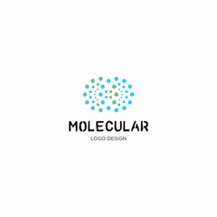 Unique logo design of molecul or technology industry with clear background - EPS10 - Vector.