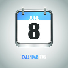 Beautiful square calendar. Date, day, month. Vector illustration background for reminder, app, UI, event, holiday, office document, icon, logo. isolated flat object and symbol. year collection