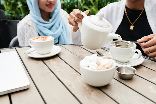 Tea time terrace.