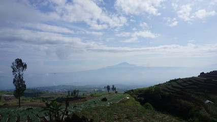 view from the top of the mountain