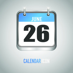 Beautiful square calendar. Date, day, month. Vector illustration background for reminder, app, UI, event, holiday, office document, icon, logo. isolated flat object and symbol. year collection