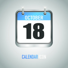 Beautiful square calendar. Date, day, month. Vector illustration background for reminder, app, UI, event, holiday, office document, icon, logo. isolated flat object and symbol. year collection