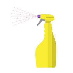 spray bottle  with a disinfectant - spray cleaner and disinfectant against viruses.