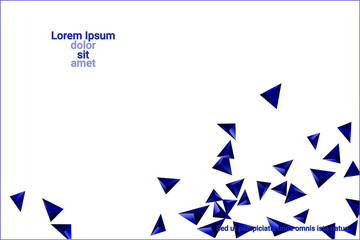 
Triangular background.