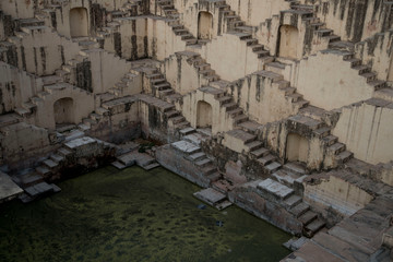 Ancient step well in Jaipur India