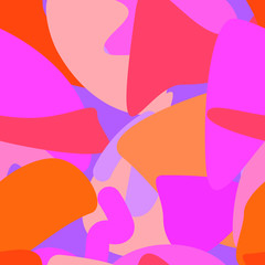 Obraz na płótnie Canvas simple geometric color abstraction. Flat shapes background.